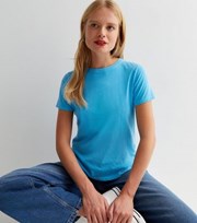New Look Turquoise Washed Crew Neck T-Shirt
